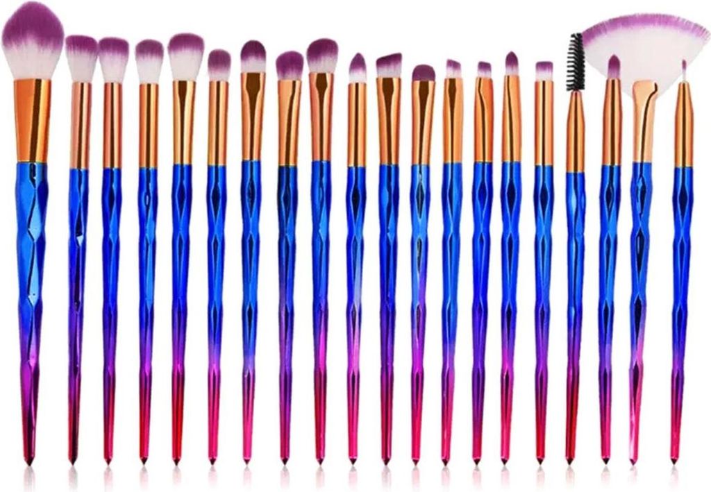 APT Make-up-Pinselset, 20-teilig