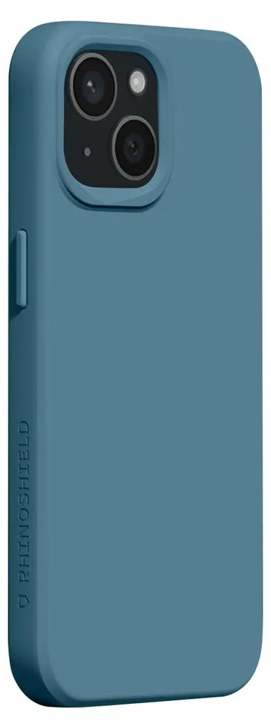 Coque iPhone 15 bleue ultra-résistante Rhinoshield SolidX antichoc - 3