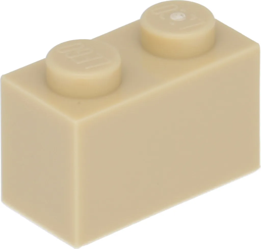 Lego 3004 Brique 1x2 Beige - Lot de 250 Pièces Originales en Vrac
