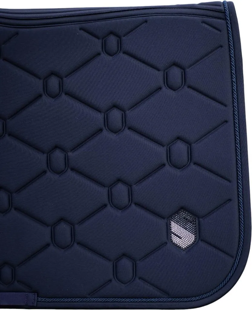 Tapis de selle anti-pression Samshield Spineshield Bleu Glitzer Full - 4