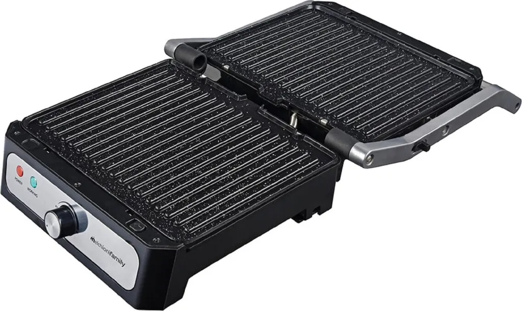 Gril de Table Électrique 1800W Melchioni et Panini Maker en Céramique - 3