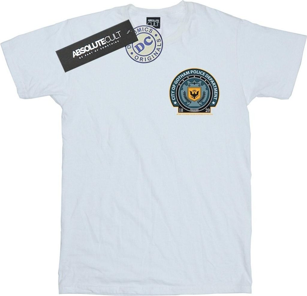 DC Comics - "Gotham Police Dept" T-Shirt für Herren BI14592 (XXL) (Weiß)