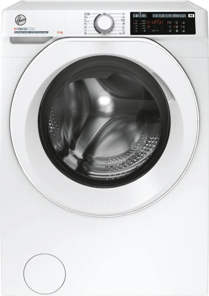 Lave-linge connecté Hoover 8 kg blanc idéal pour une famille de 4 personnes