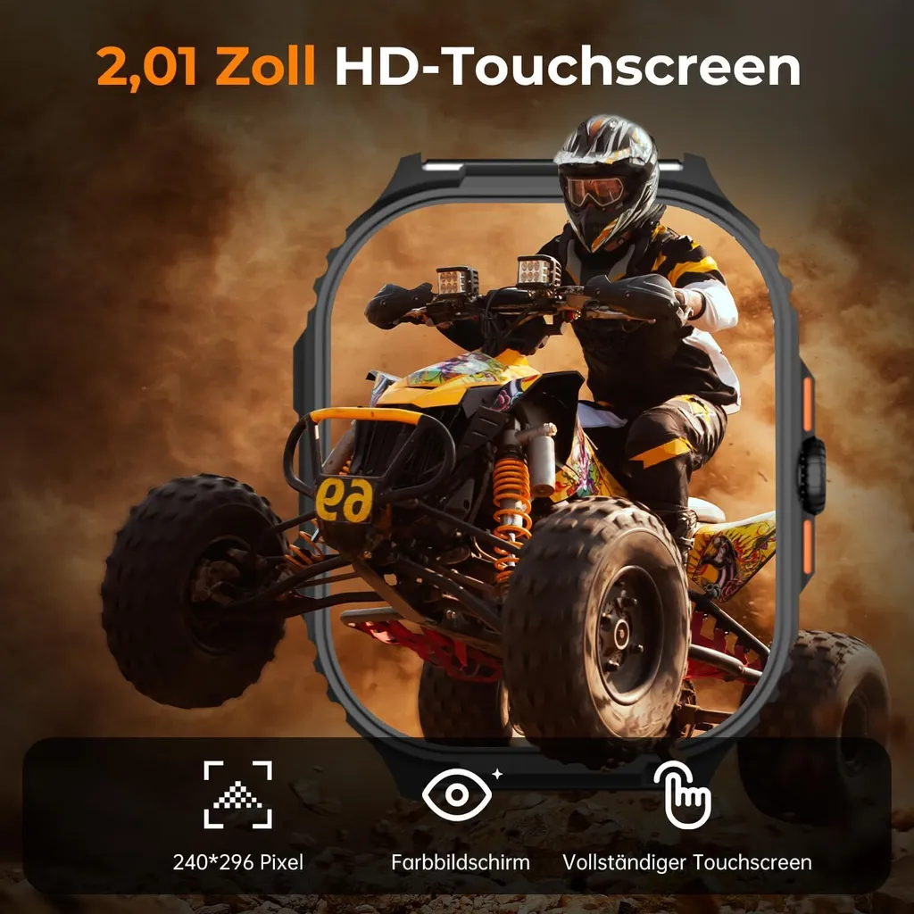 Recensione Smartwatch 2.01" HD: Stile Argento e Chiamate BT - 2