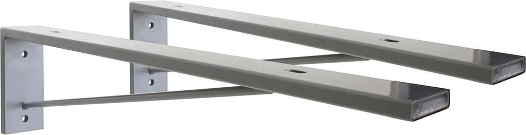 Lot de 2 équerres de fixation invisible pour plan de Image du produit 