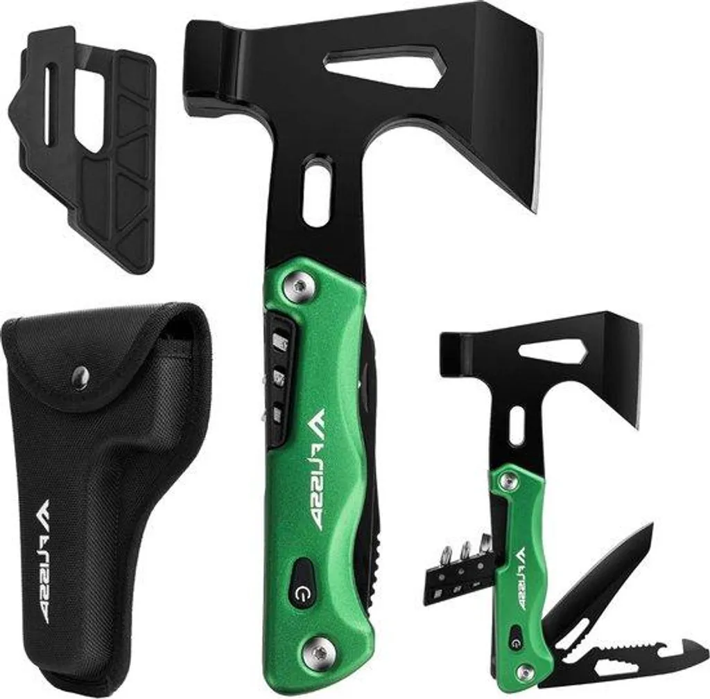 Kit réparation camping 14 en 1 robuste avec couteau et décapsuleur
