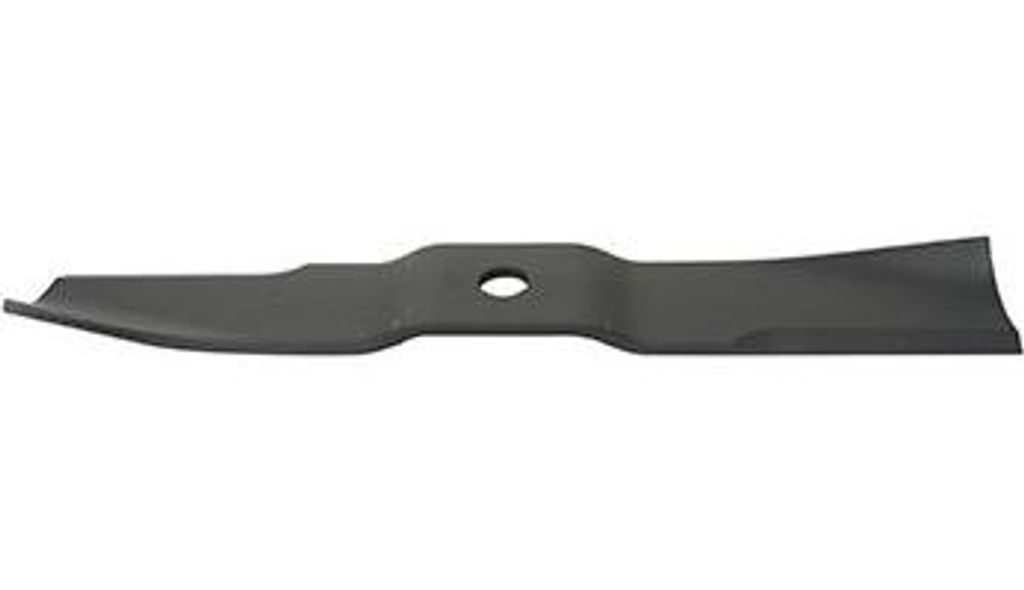 Anpassbares Messer für Rasenmäher Iseki Modelle: SG153, SG173, SF200, SF230 – L: 428 mm, Zentralbohrung: 20,4 mm. Originalersatz: 85
