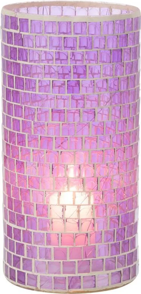 Vase en Verre Lila J-Line - Éclat et Couleur pour Intérieur Sombre ou Neutre