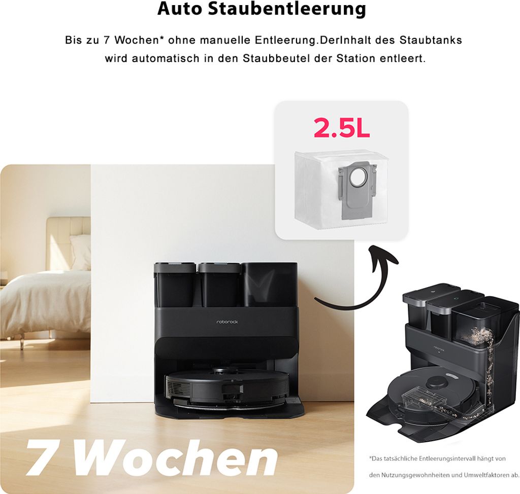 Roborock Saugroboter S7 Max Ultra Staubsauger Roboter Produktbild 18