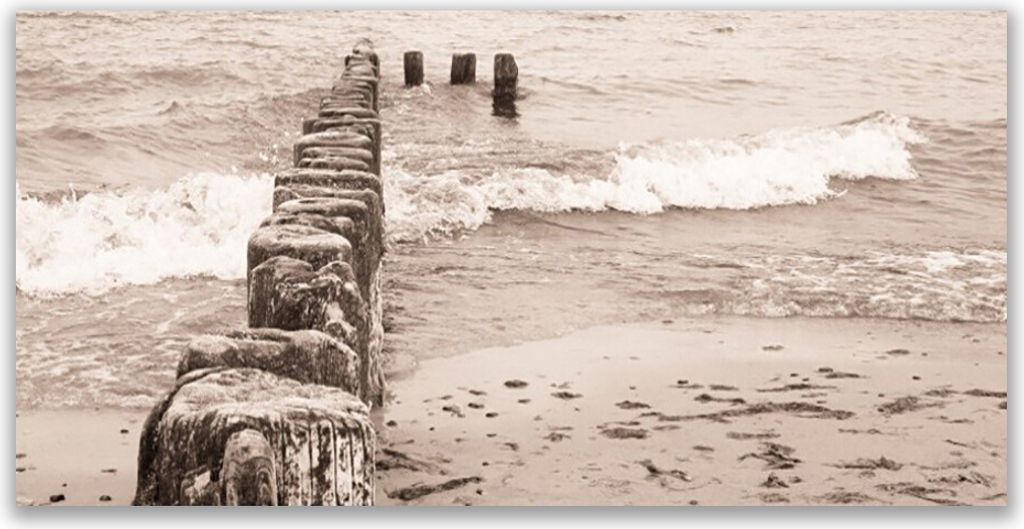 Acrylglasbilder 120x60 Wandbild Druck Meer Strand Architektur