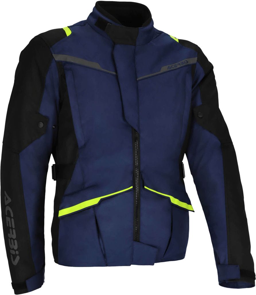 ACERBIS Dual Road wasserdichte Jacke Polyester genehmigt x-travel Blau/Gelb größe XL