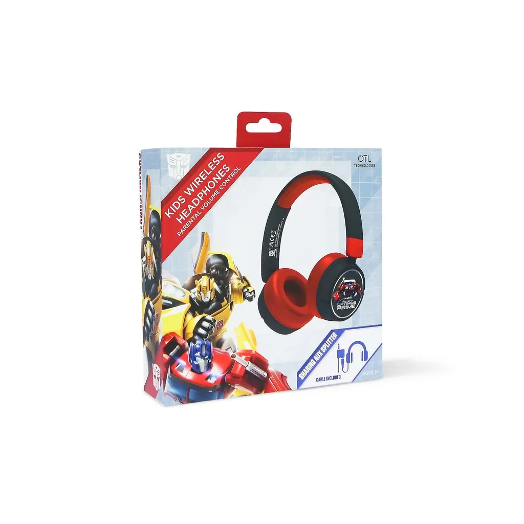 Écouteurs Bluetooth Junior Transformers avec Limitation de Volume Sonore - 5