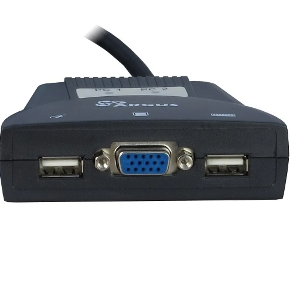 Commutateur KVM Inter-Tech KVM-LS-21JA pour switch ecran et PC portable