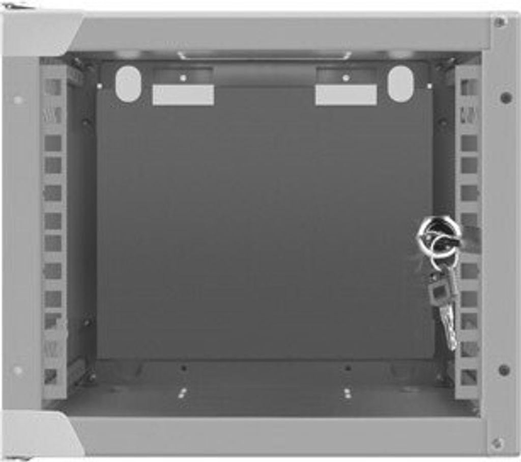 Lanberg Rack Wandschrank 10" 4U/280X310 Glastür grau Produktbild 6