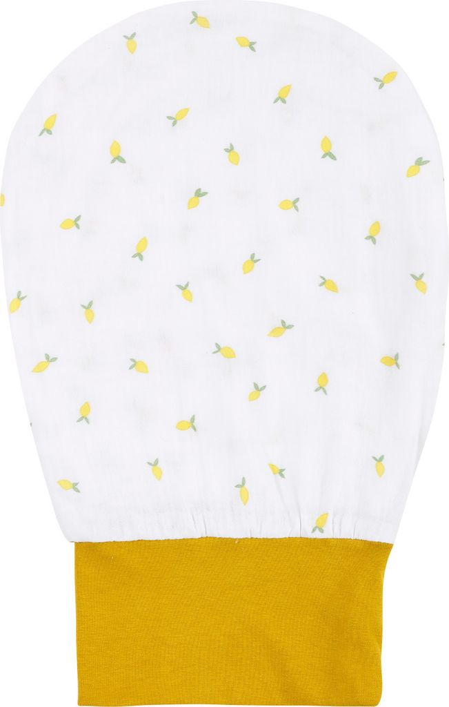 KraftKids Strampelsack Frühling Sommer Musselin gelbe Zitronen 60 cm lang (6-12 Monate)