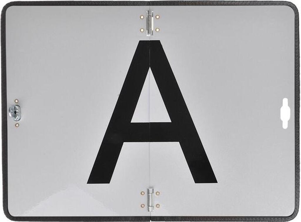 Alu-Warntafel "A" Warntafel Abfallschild