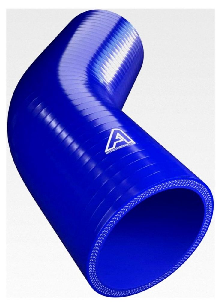 70 mm ID blauer 45 Grad Silikonbogen Schlauch