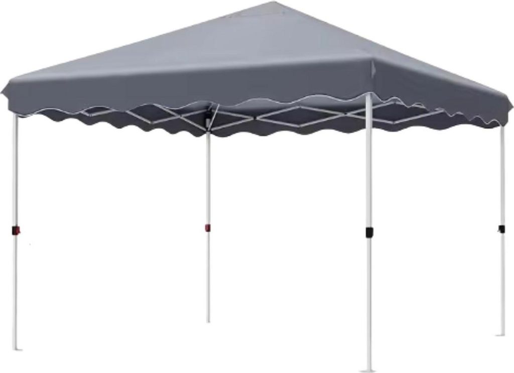 Tavien Gazebo Pop-up Paviljoen – 3x3m – Verstellbar 176–250cm – UV 50+ Schutz & Wasserdicht – Grau – Für Garten, Terrasse & Events