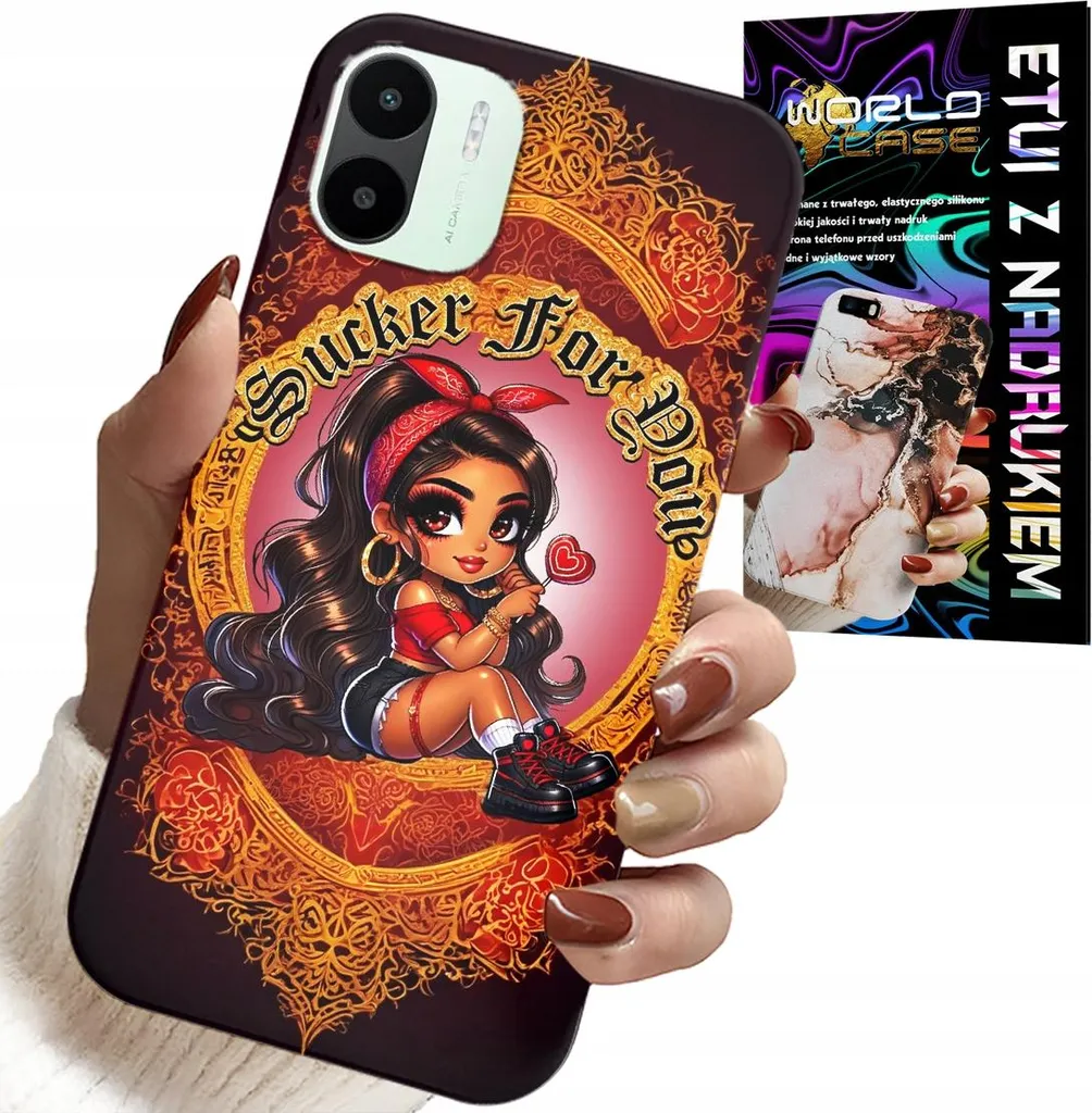 OFFERTA Kit Xiaomi Redmi A1: Cover Lalka 3D + Vetro Temperato Gratis