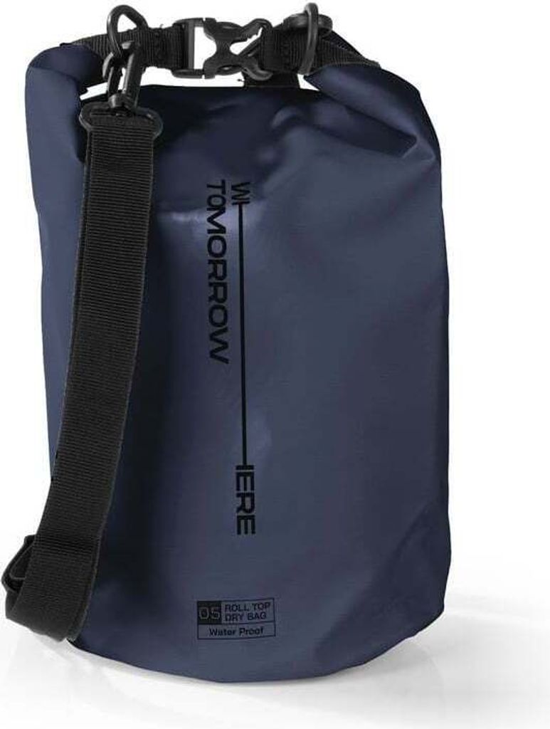 Where Tomorrow PVC dry bag - Style 02 - 5L - dunkelblau