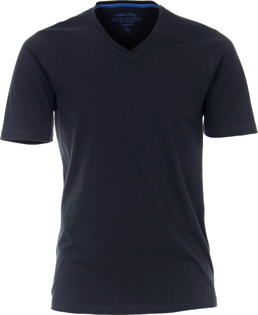 REDMOND Casual Herren T-Shirt V-Ausschnitt Regular-Fit Produktbild 