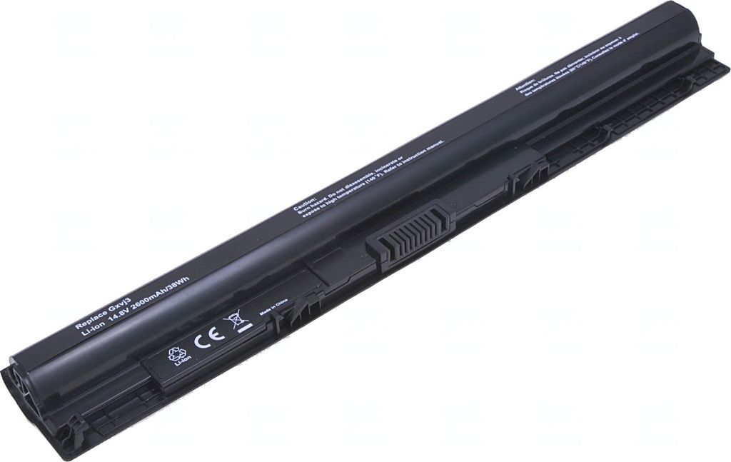 T6 Power Akku für Dell Inspiron 14 3476, Li-Ion, 14,8 V, 2600 mAh (38 Wh), schwarz
