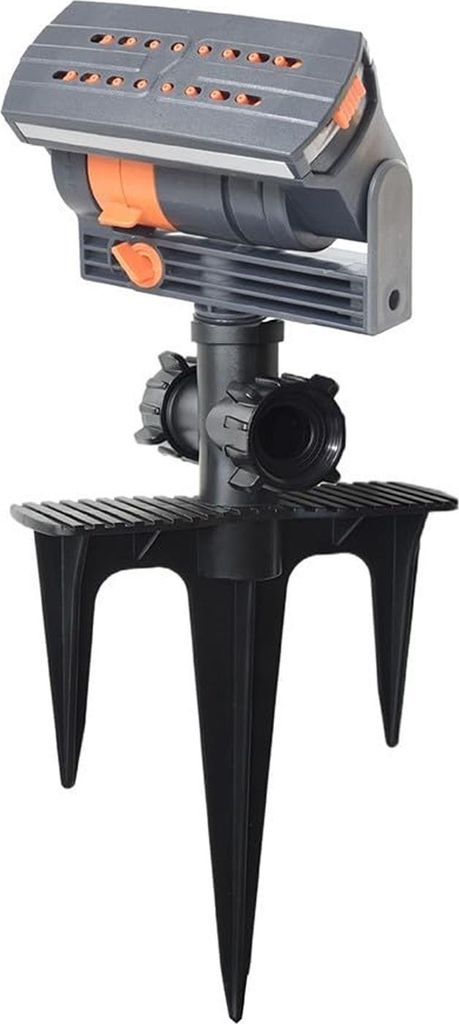 Rasensprenger, 16 Löcher, Wassersprinkler mit Erdspieß, einstellbare 4 Sprühmodi, Gartensprinkler zum Bewässern von Pflanzen in Hof, Rasen, Gem...