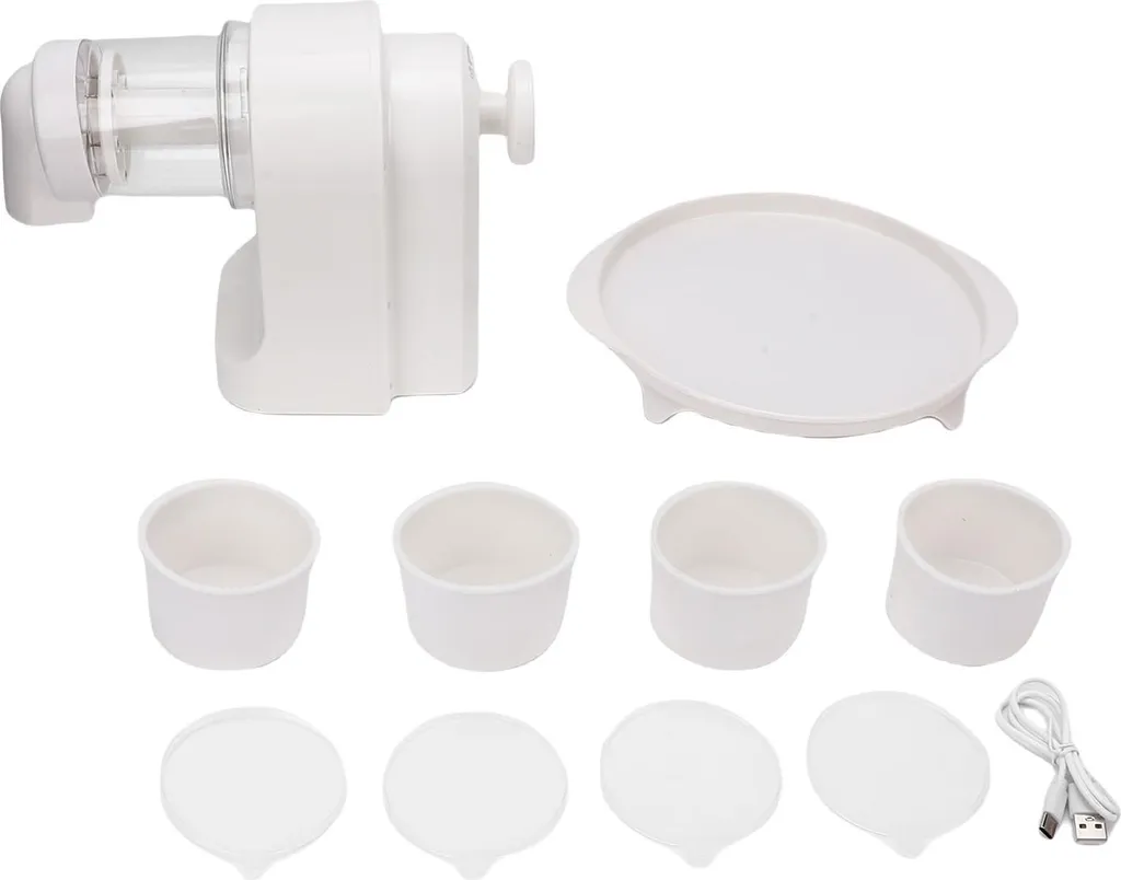 Machine à glace pilée électrique USB - Broyeur silencieux de table 1L