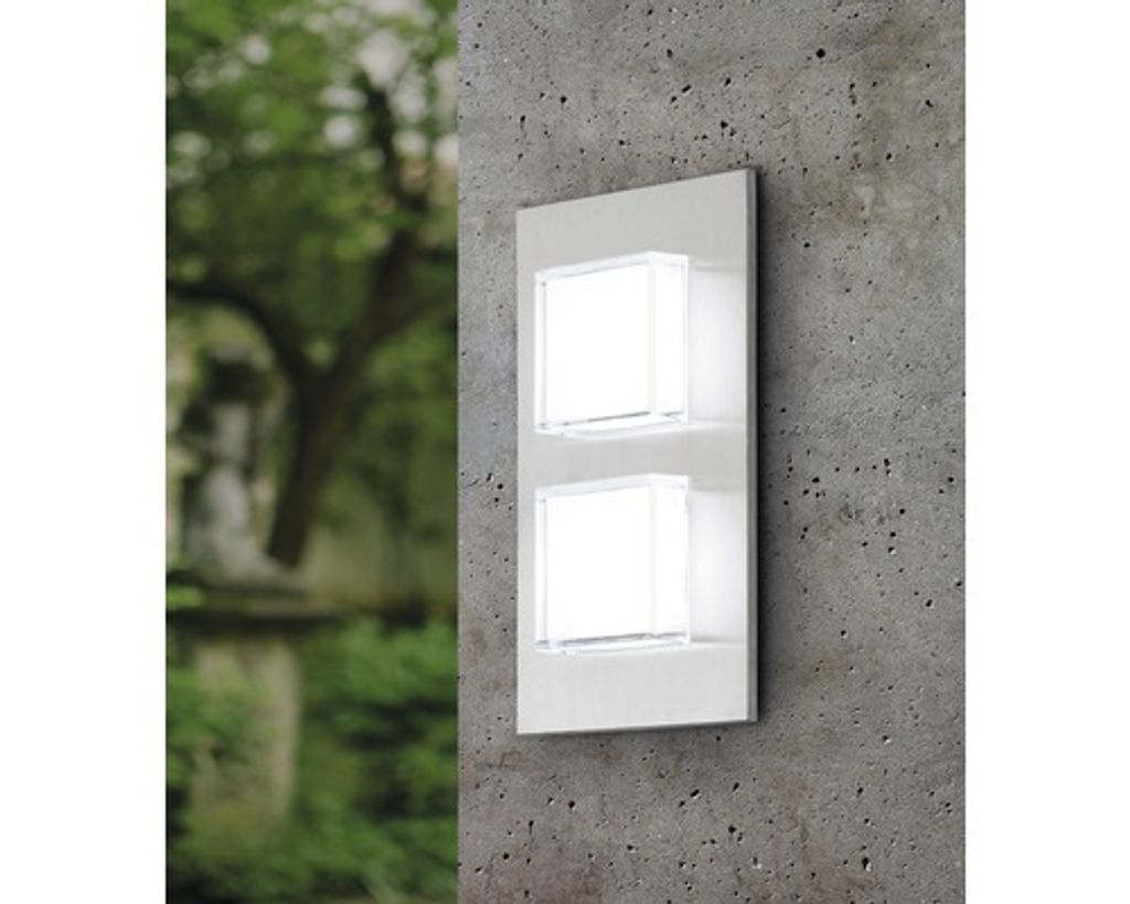 EGLO Lampada da parete per esterni Pias 2,5 W argento 93365 Immagine del prodotto 