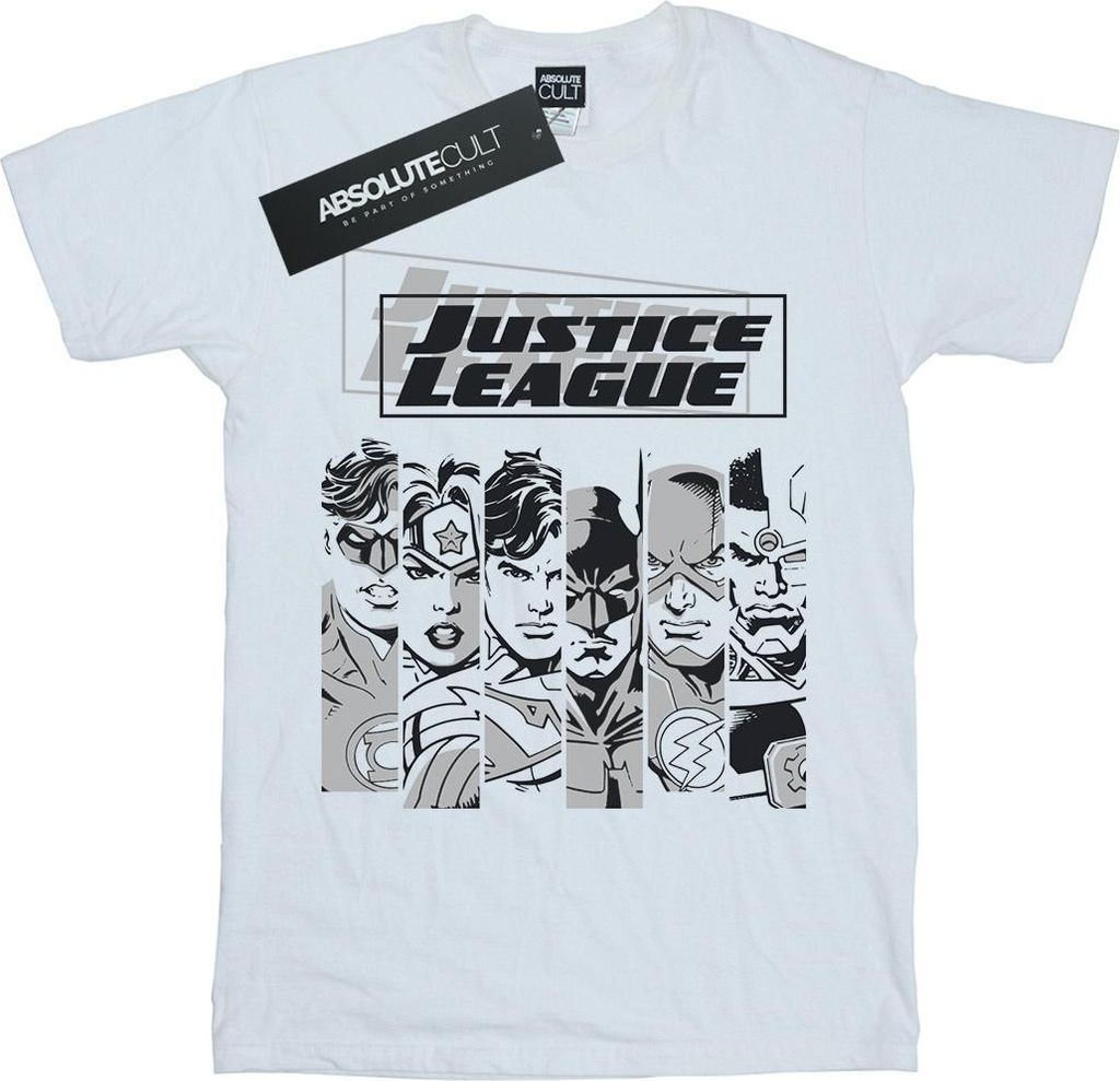 DC Comics - "Justice League" T-Shirt für Herren BI31531 (XXL) (Weiß)