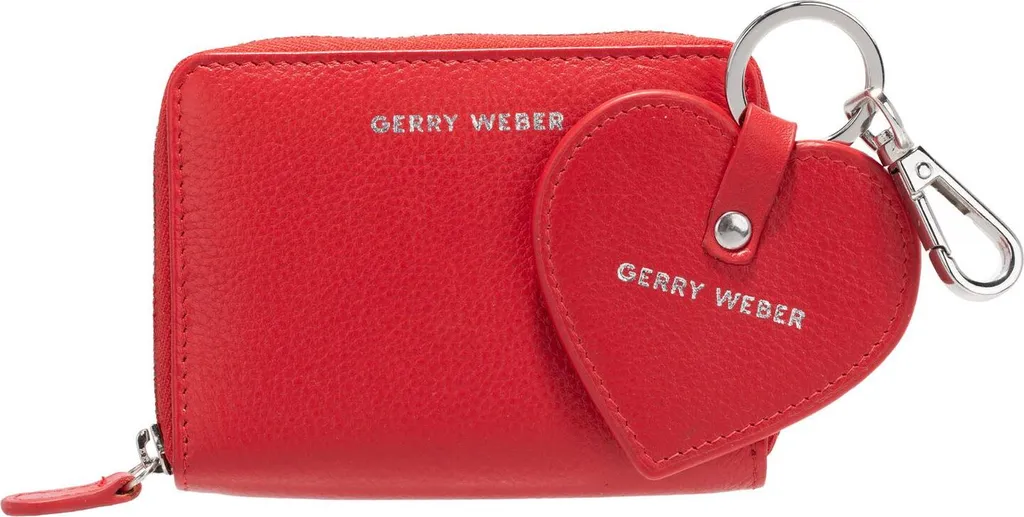 Porte-carte en Cuir Rouge GERRY WEBER avec Boîte Cadeau Beloved Gift Box