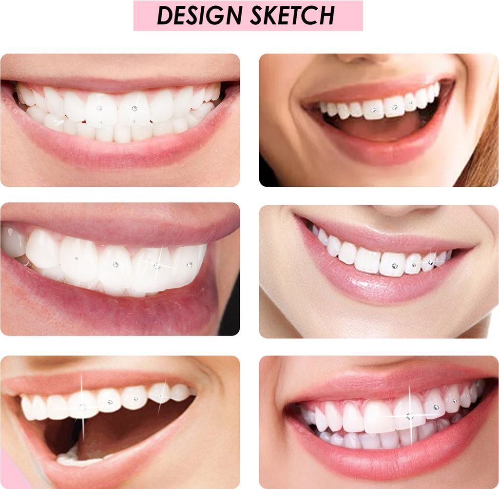 DIY Zahn Edelstein Set, Edelstein Kit Zahnstein Schmuck Produktbild 8