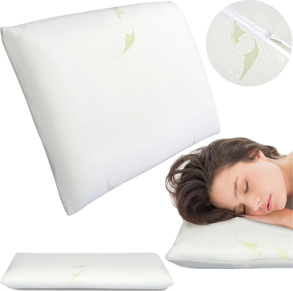 Oreiller orthopédique 70x36 cm en mémoire de forme visco et Aloe Vera