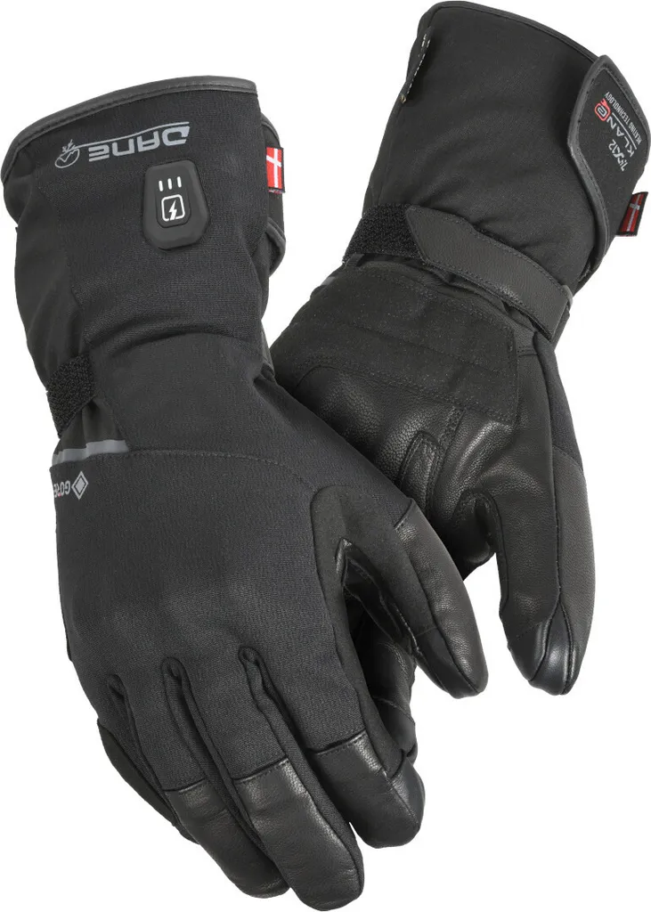 Fini les Mains Froides : Gants Moto Chauffants DANE Inuit Étanches Noir 2XL