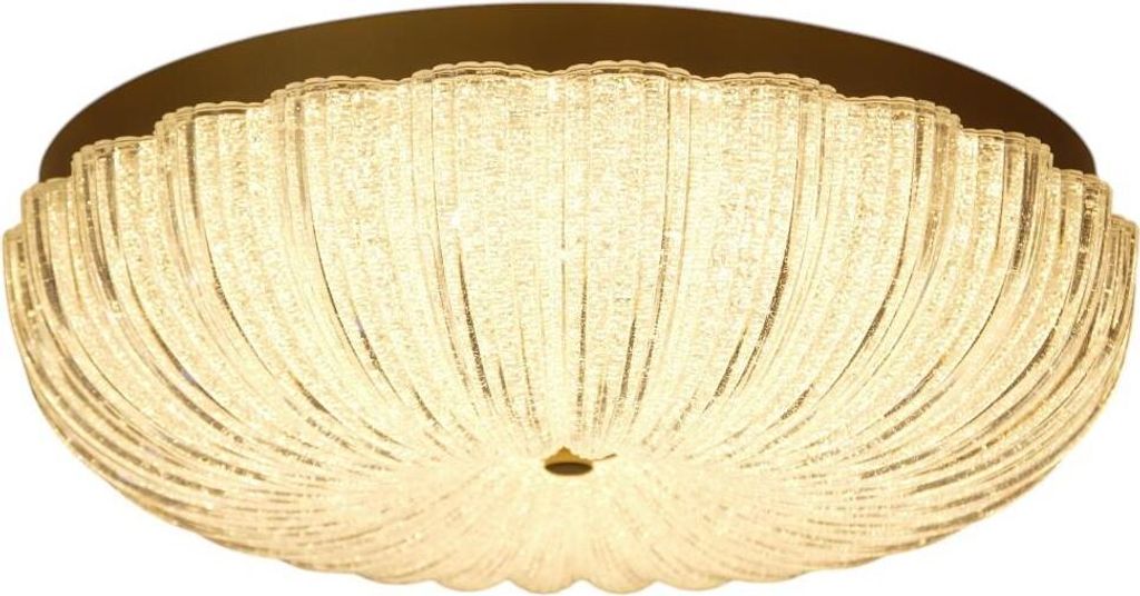LED Dekenleuchte Isla D: 40cm messing/weiß Lichtfarbe wechselbar