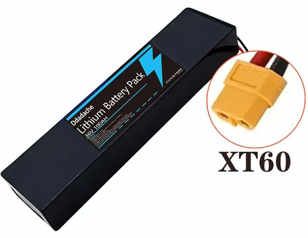 36V Lithium-Ionen Akku für E-Scooter M365 - Akku Pack 10S3P 18650 - 100Ah wiederaufladbar - 42V Ladespannung - XT60 Stecker