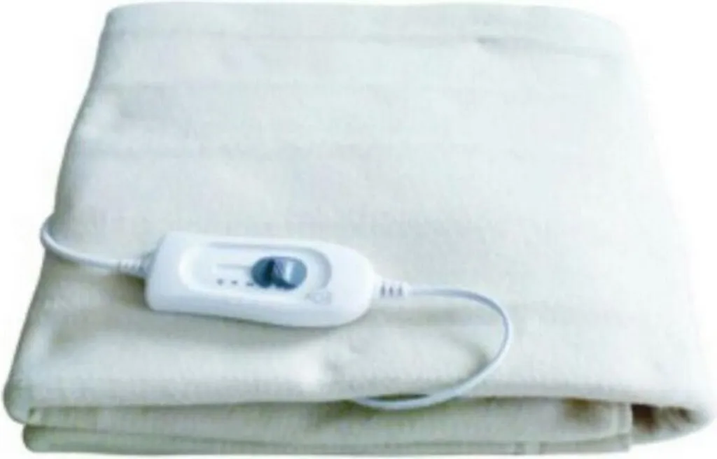 Chauffe-lit Électrique 70x150 cm Haeger Confort Sleep Blanc pour Literie