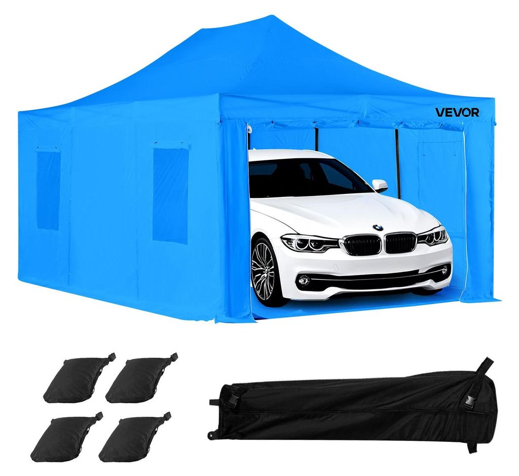 VEVOR prenosná striekacia kabína (587x398x178 cm) striekací Obrázok produktu 