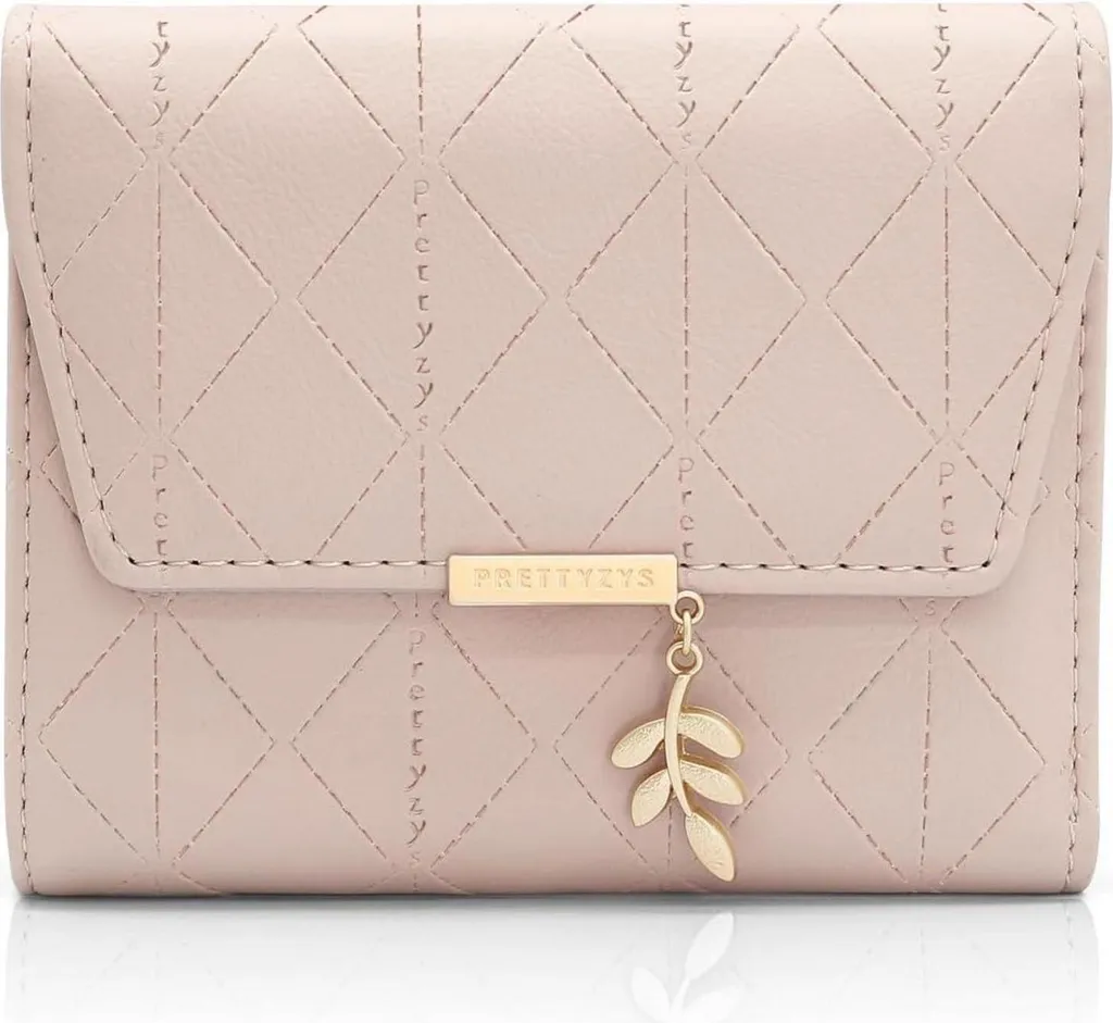 Idea Regalo Donna: Portafoglio Rosa Elegante con Tasca Monete e Carte