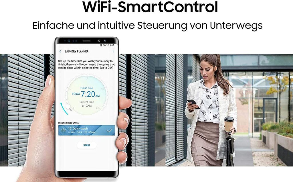 Samsung WW6500T, Waschmaschine, SuperSpeed 59 Min. & Produktbild 8