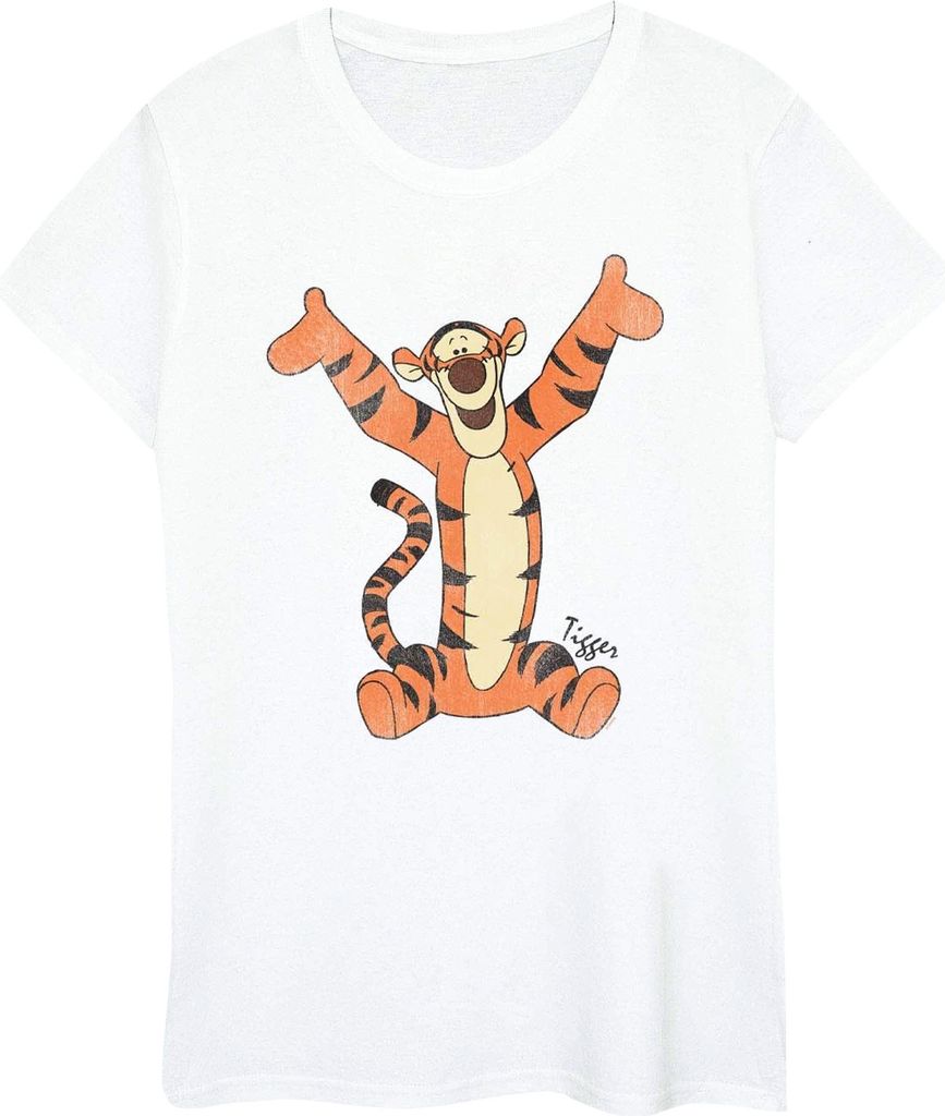 Winnie the Pooh - "Classic" T-Shirt für Mädchen BI657 (128) (Weiß)