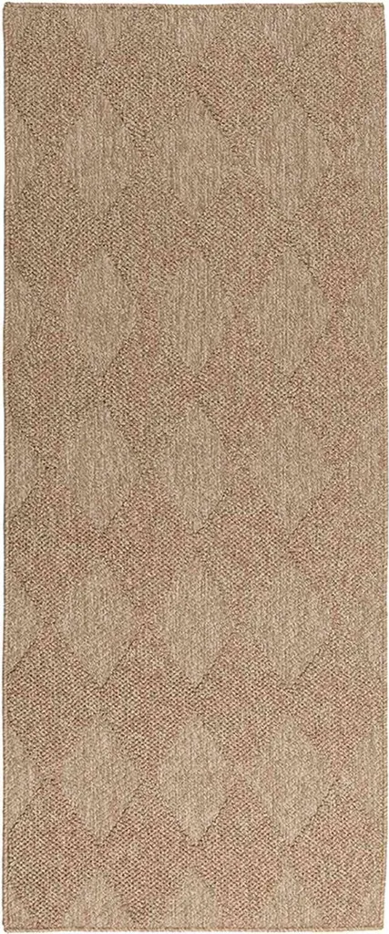 Tapis de couloir AGIRA Naturel 150x80 cm idéal pour une entrée chaleureuse