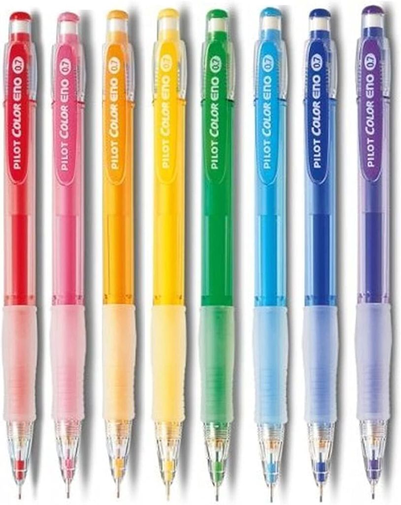 Pilot Color ENO, 0,7 mm, Druckbleistift Set, 8 Stifte und Produktbild 