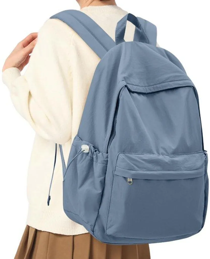 Sac à dos d'école bleu léger pour adolescent : Fini le mal de dos !