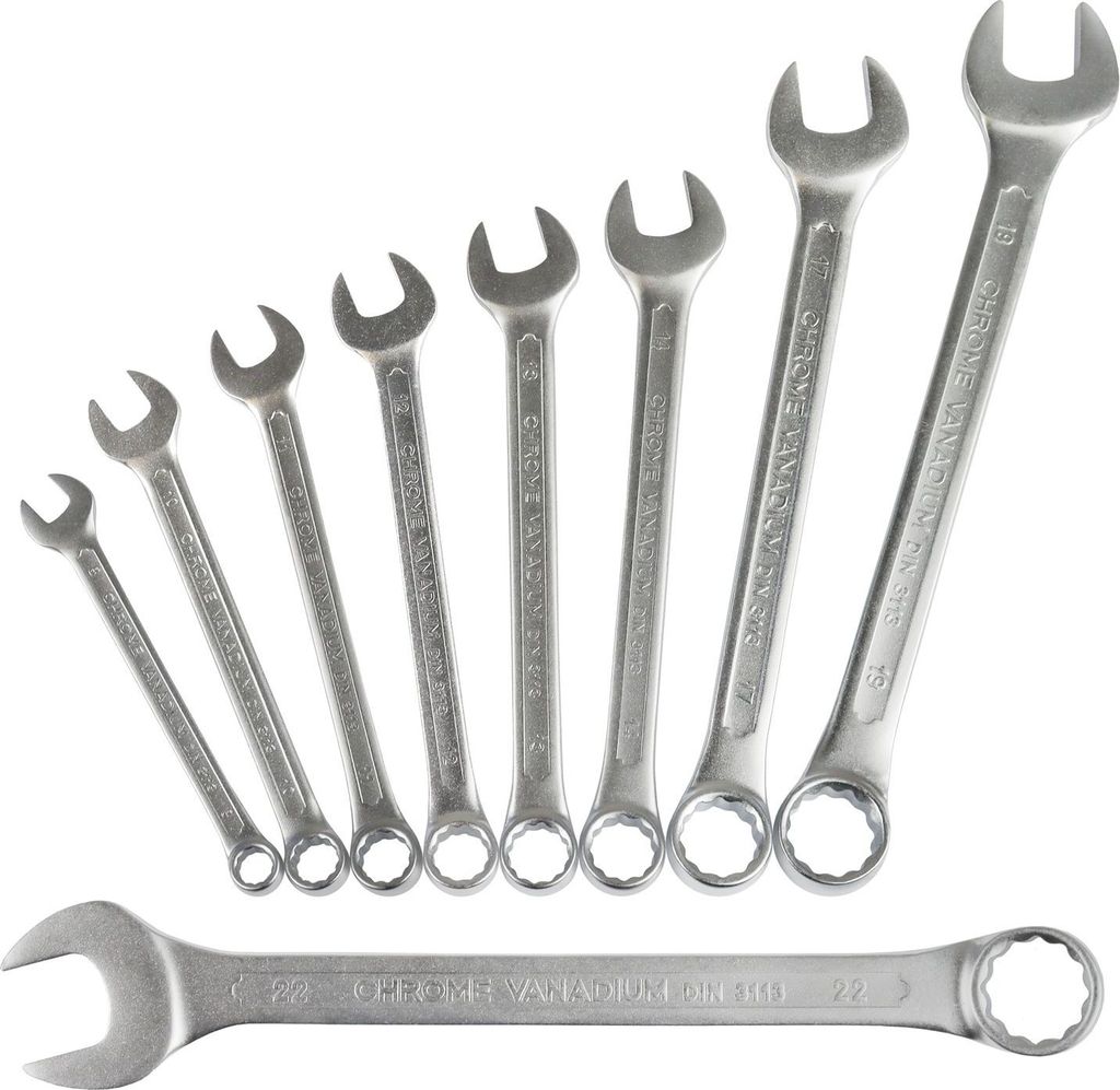 ADB Ring-Maulschlüssel-Satz 22209 9-teilig