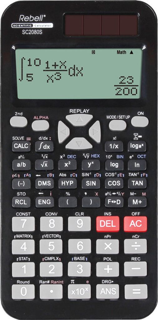 Rebell SC2080S calcolatrice Tasca Calcolatrice scientifica Immagine del prodotto 