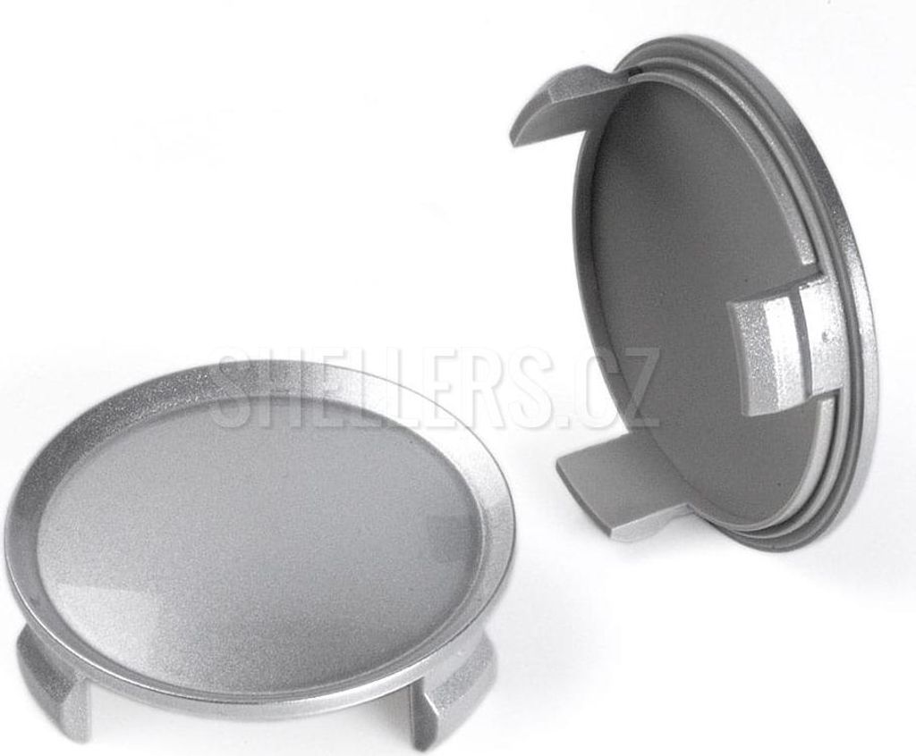 Středová krytka alu kola Ø 69/75mm, plast stříbrná bez loga Obrázek produktu 