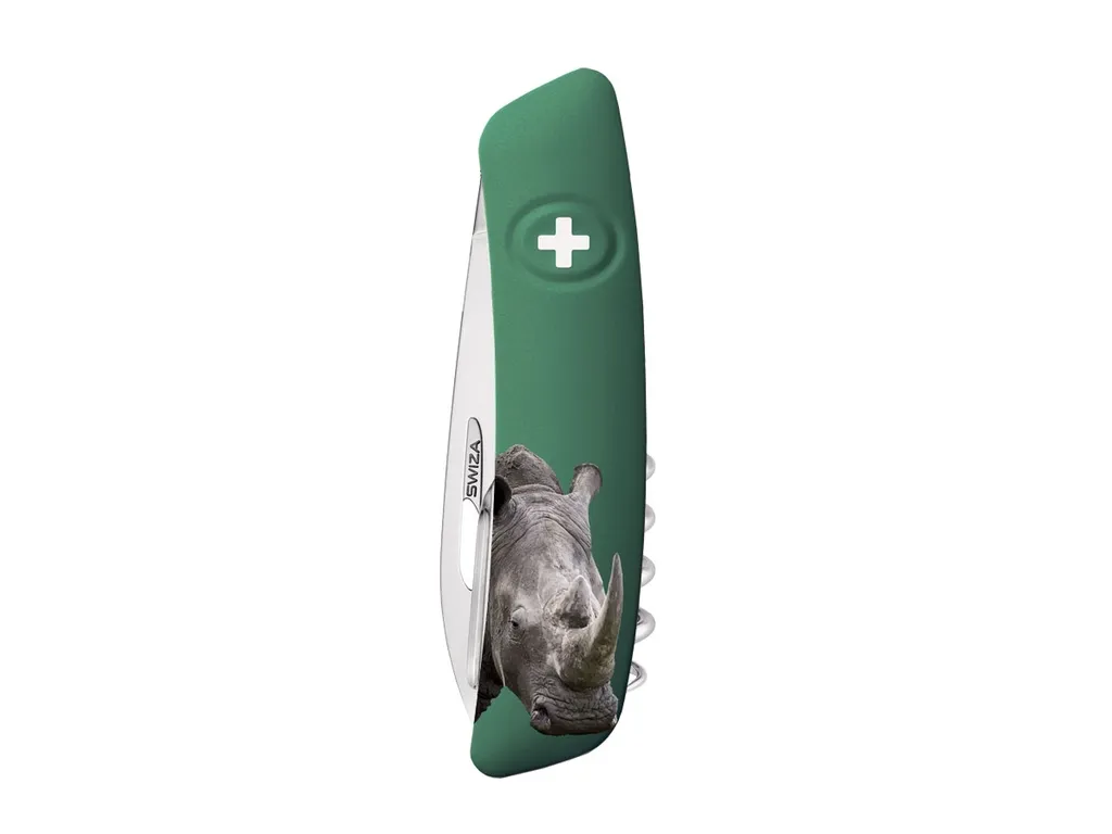 Couteau suisse anti-tiques SWIZA TT03 Wildlife Green pour sortir en toute sécurité - 3