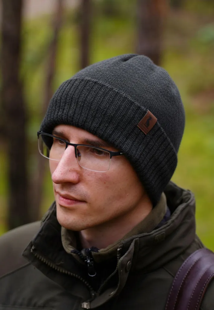 Cappello Invernale Uomo Lana Hogan - Berretto di Lusso Made in Italy - 4