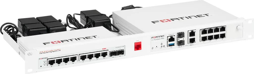 Support de mise en rack 1U Rackmount.IT pour routeur Fortigate G